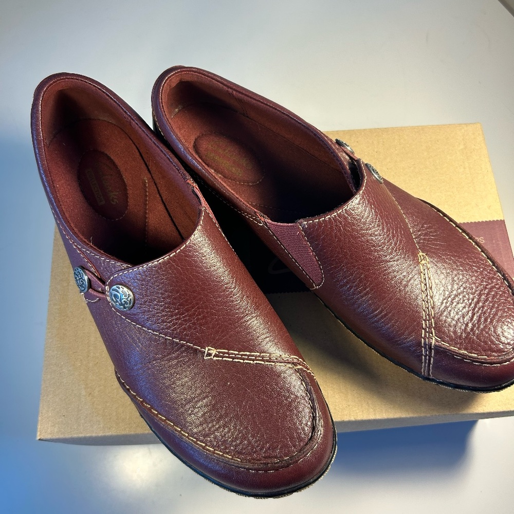 Clark's women's leather shoes